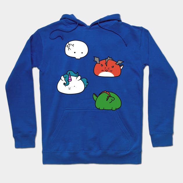 Cute Creature Blobs! Hoodie by saradaboru